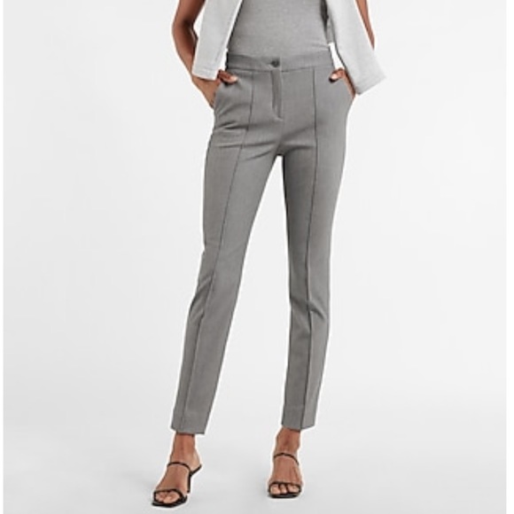 Express Pants & Jumpsuits High Waisted Seamed Front Ankle Length